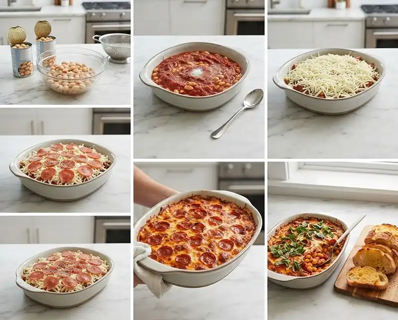 Make pizza butter beans​