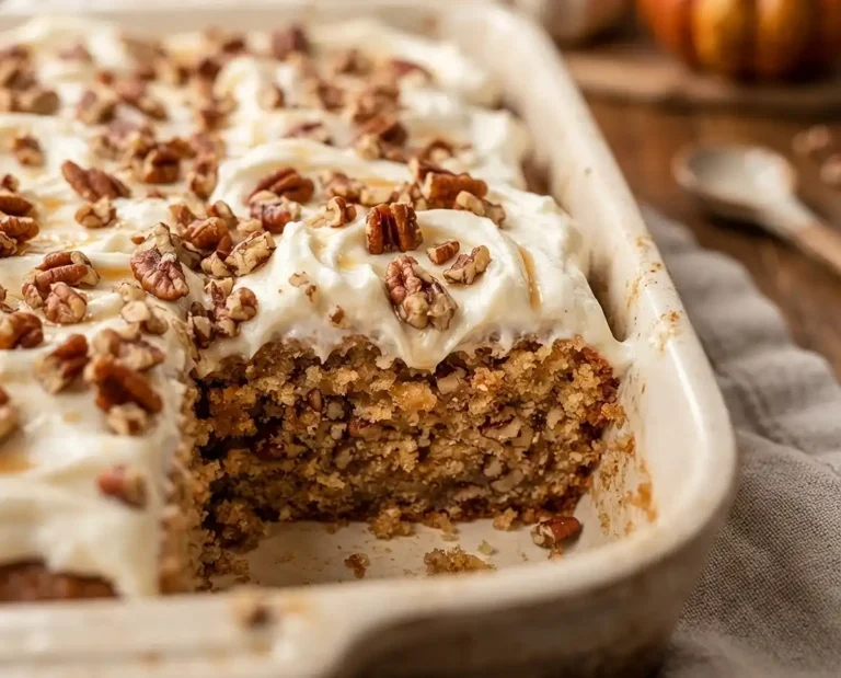 Maple Pecan Sheet Cake Recipe