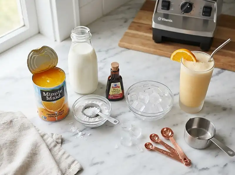 Orange Julius Recipe ingredients