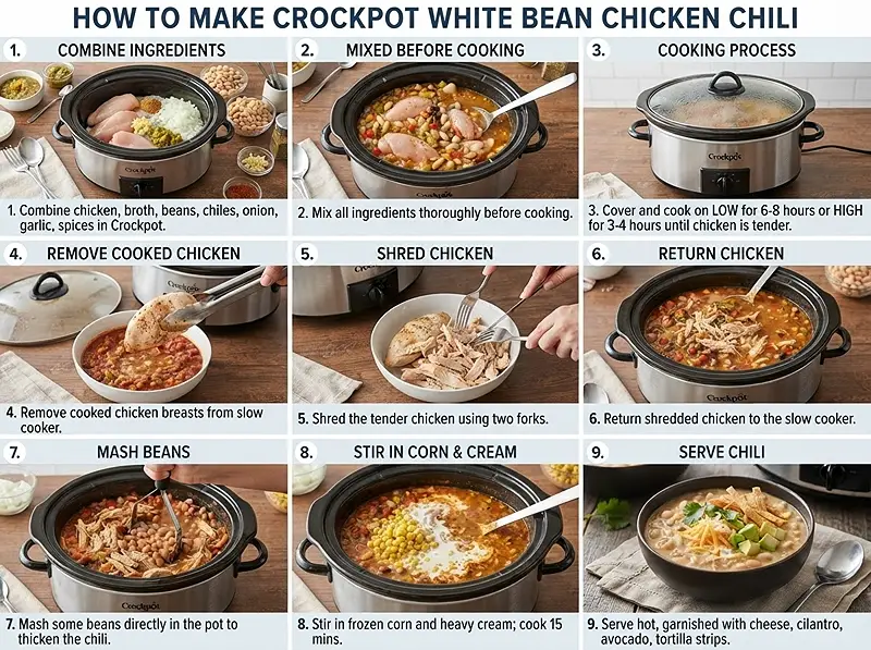 Crockpot White Bean Chicken Chili 3 PRE Crockpot White Bean Chicken Chili