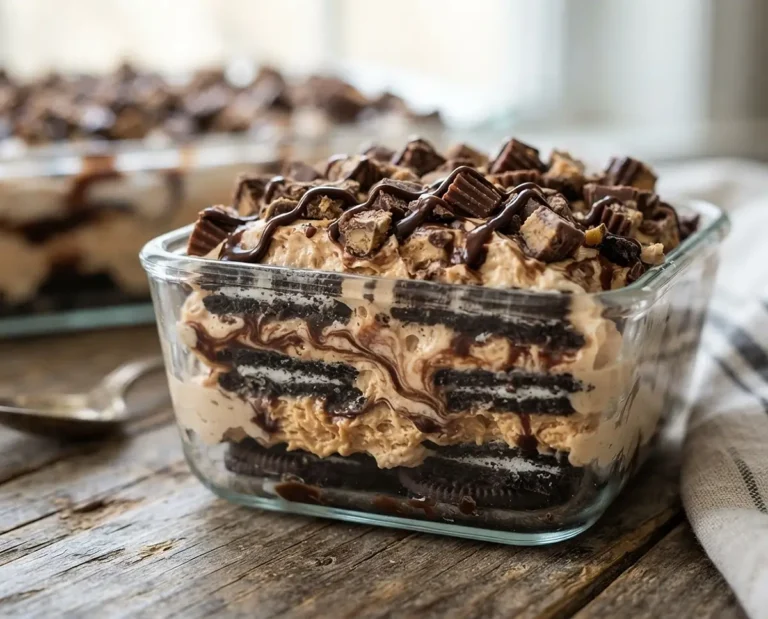 Peanut Butter Cup Icebox Dessert
