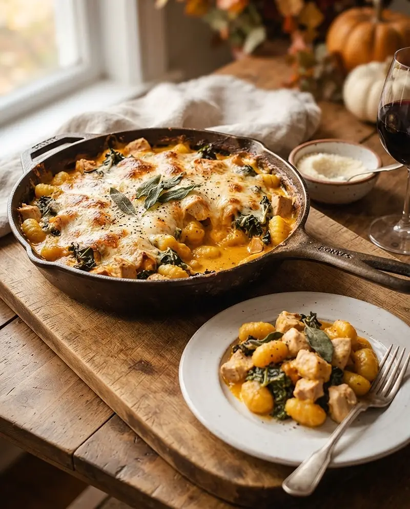 Pumpkin Gnocchi Chicken Bake 4 Pumpkin Gnocchi Chicken Bake recipe