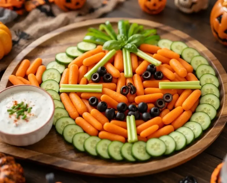 Pumpkin Patch Veggie Tray