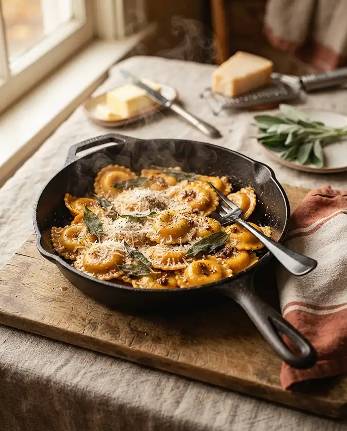 Pumpkin ravioli recipe