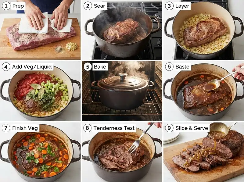 Joan Nathan Brisket Recipe 4 Step by step making joan nathan brisket recipe