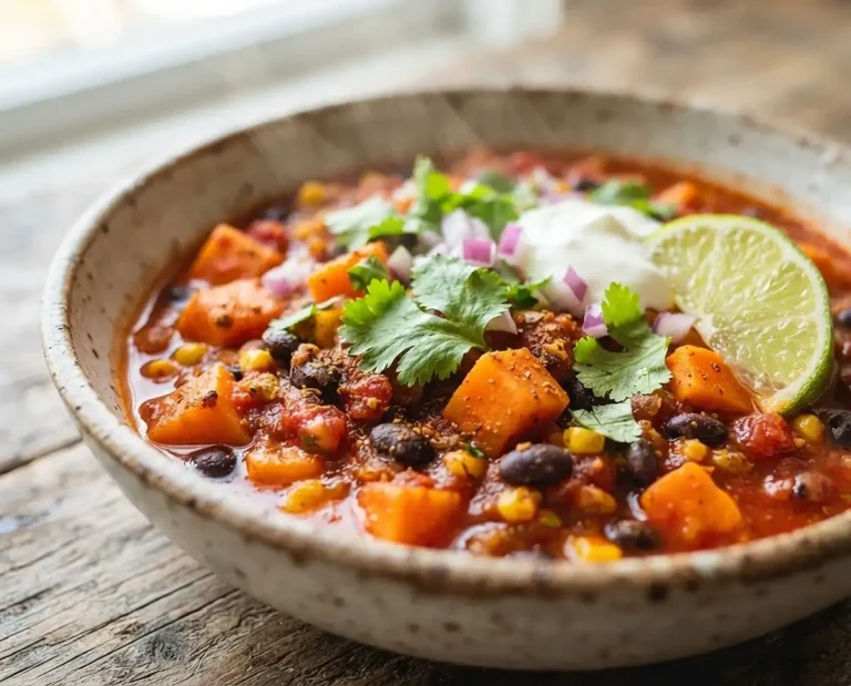 Sweet Potato Black Bean Chili