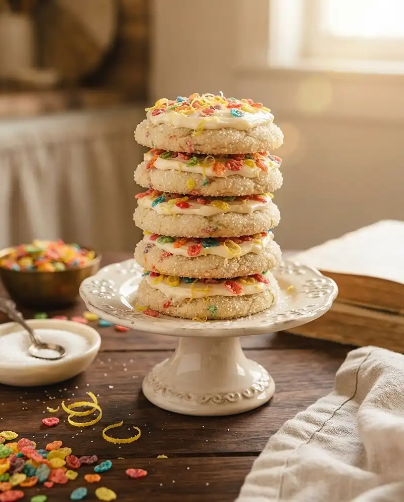 Sweet fruity pebble cookies recipe​