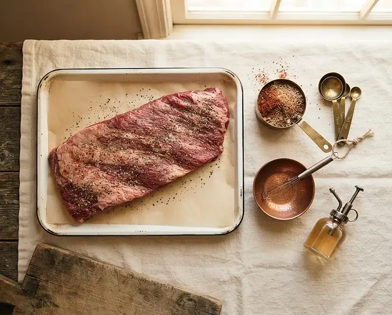 Traeger Smoked Brisket Flat ingredients