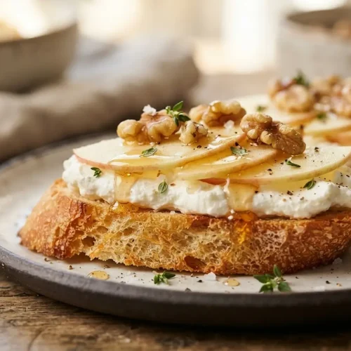 Whipped Feta Apple Walnut Crostini 5 Whipped Feta Apple Walnut Crostini