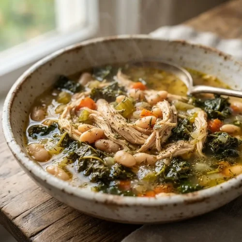 White Bean Kale Chicken Stew 5 White Bean Kale Chicken Stew