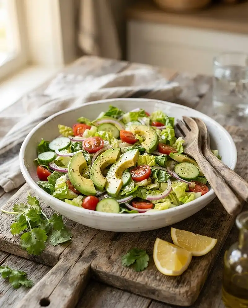 Romaine Avocado Salad 5 avocado and romaine salad
