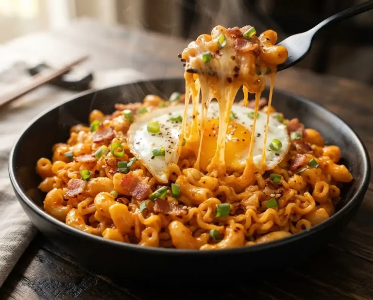 buldak carbonara mac and cheese​