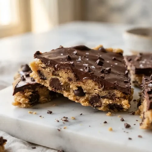 Easy Chickpea Cookie Dough Bark Recipe 2 chickpea cookie dough bark
