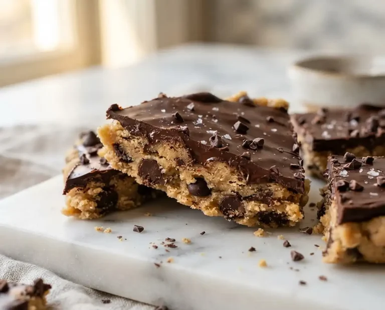 chickpea cookie dough bark