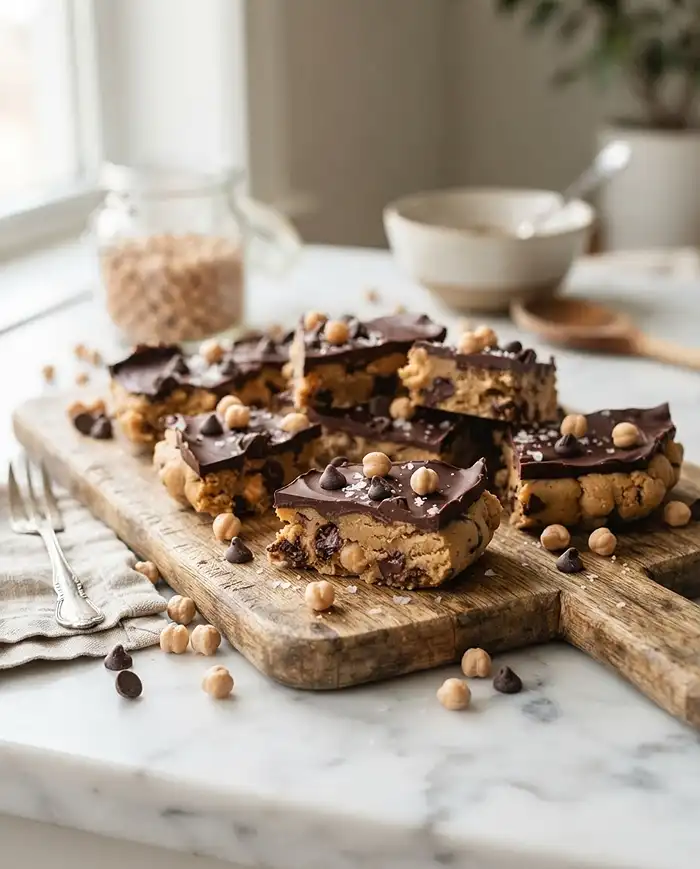 chickpea cookie dough bark recipe​