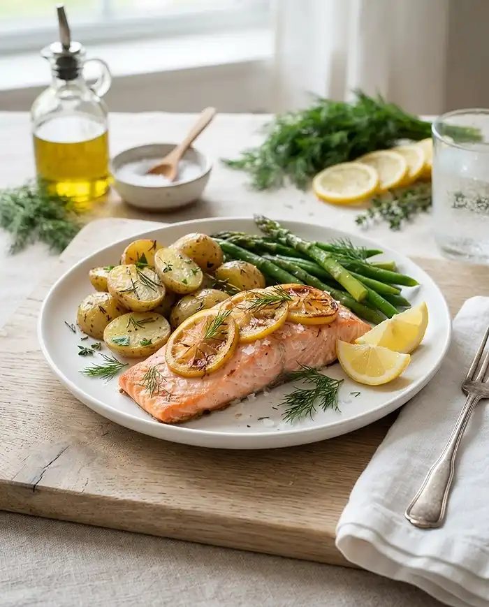 easy lemon herb salmon recipe​