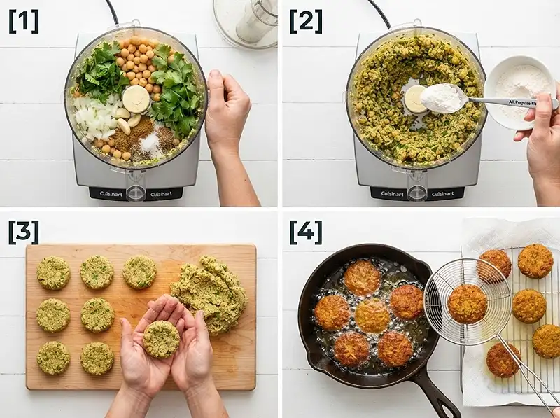 how to make falafel with canned chickpeas