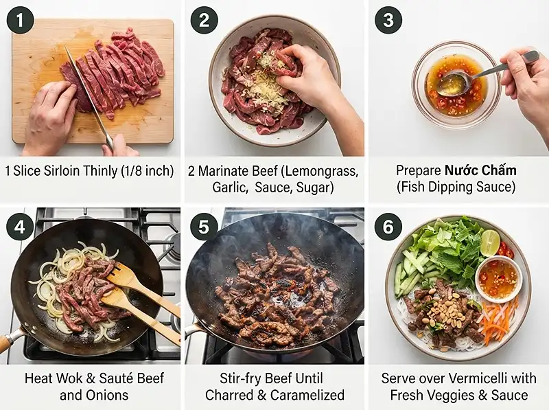 how to make vietnamese lemongrass beef recipe​