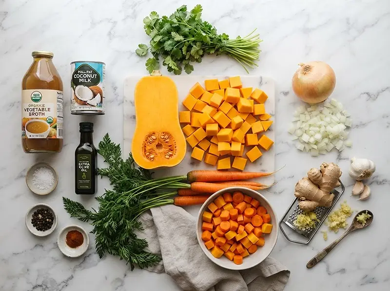 Butternut Carrot Ginger Soup 2 ing Butternut Carrot Ginger Soup