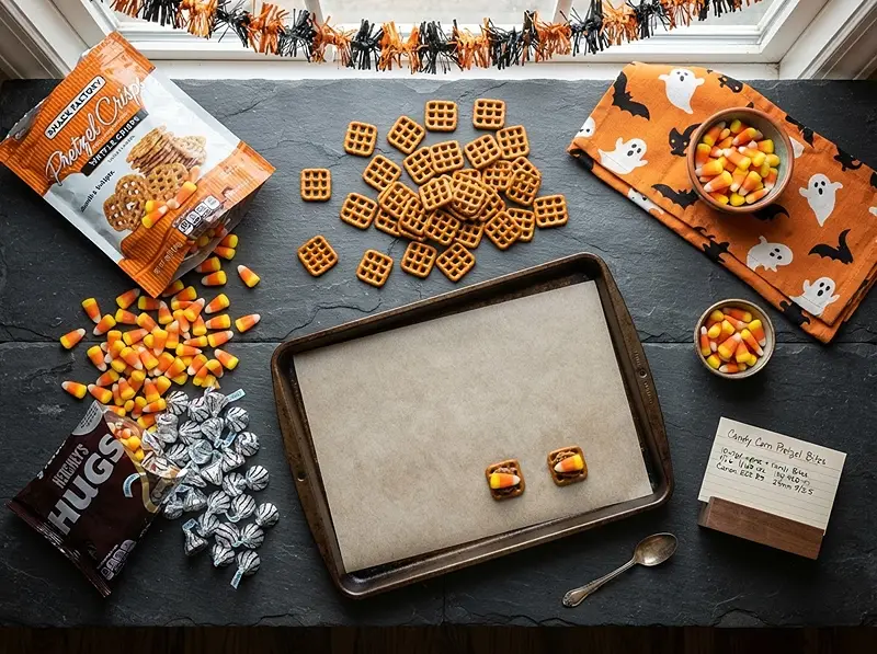 Candy Corn Pretzel Treats 2 ing Candy Corn Pretzel Treats