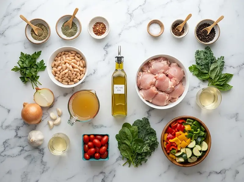White Bean Chicken Veggie Bake 2 ing White Bean Chicken Veggie Bake