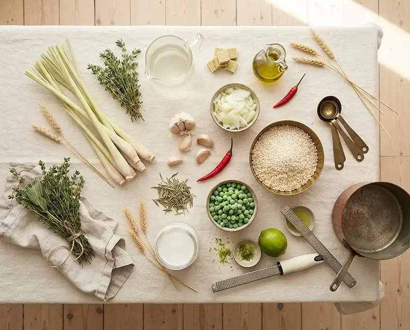 lemongrass risotto recipe​ Ingredients