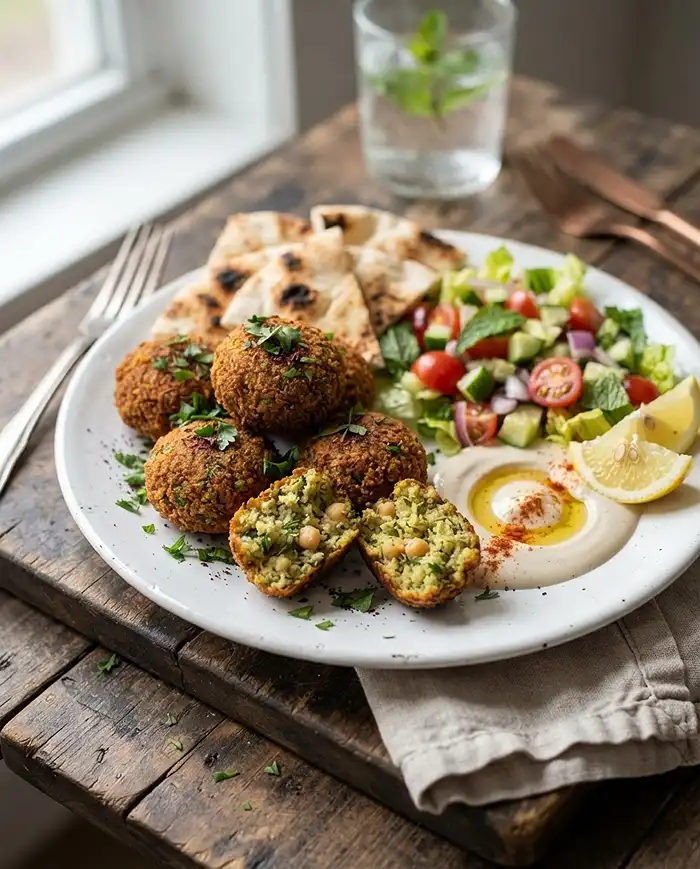 make falafel with canned chickpeas
