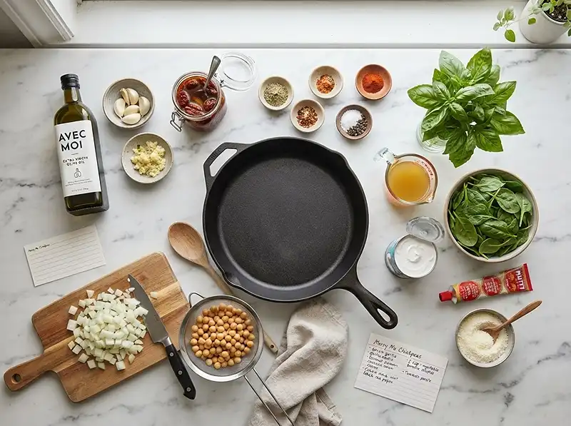 Marry Me Chickpeas with Coconut Milk 3 marry me chickpeas with coconut milk ingredients