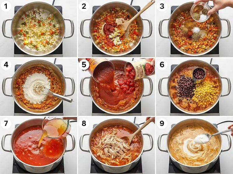 Chicken Enchilada Corn Soup Recipe 3 pre Chicken Enchilada Corn Soup