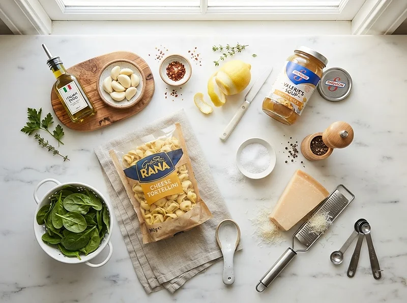 Valerie Bertinelli Favorite Soup Recipe 3 tortellini in brodo Ingredients