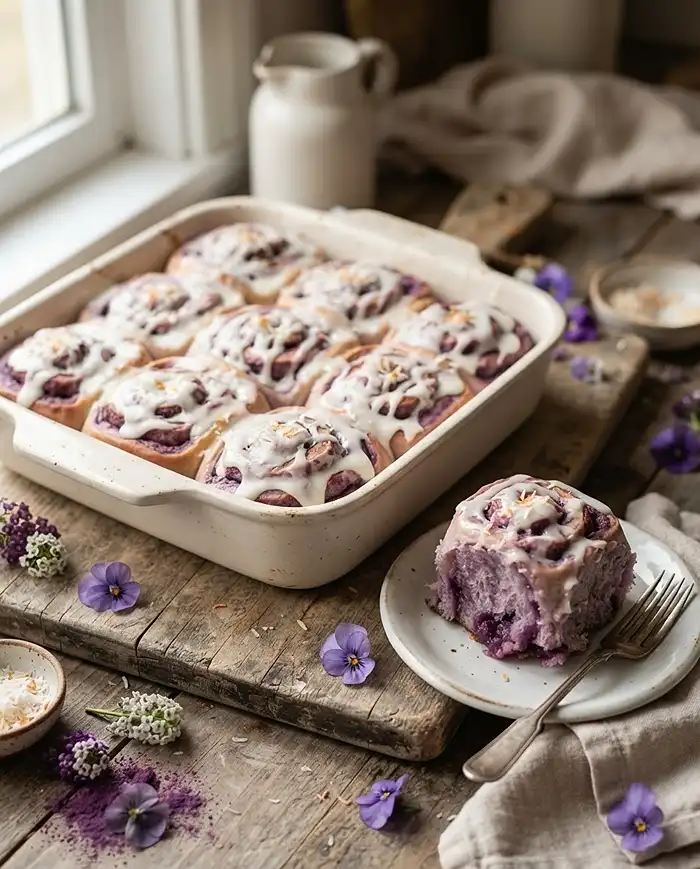 ube sweet rolls​