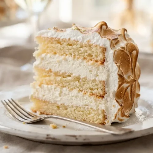 vanilla meringue cake recipe​