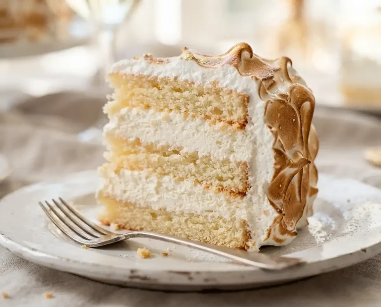 vanilla meringue cake recipe​