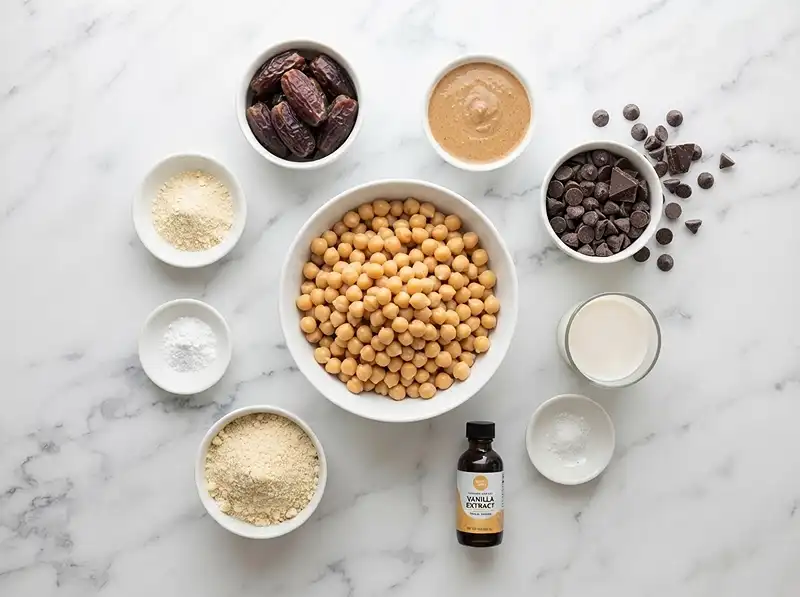 vegan chickpea cookies recipe​ Ingredients