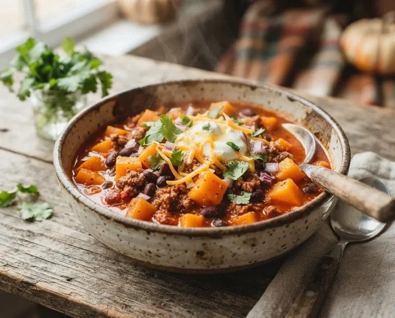 Beef and Butternut Chili