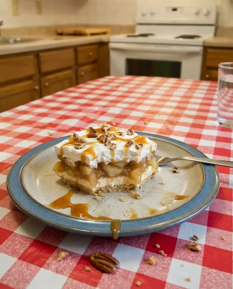 Caramel Apple Lasagna Dessert Recipe