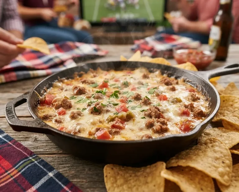 Creamy Rotel Sausage Dip