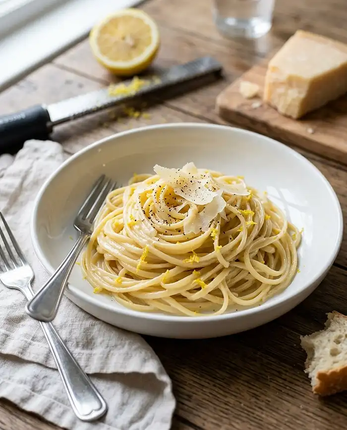Frozen Lemon 4-Ingredient Pasta 4 Frozen Lemon 4-Ingredient Pasta recipe