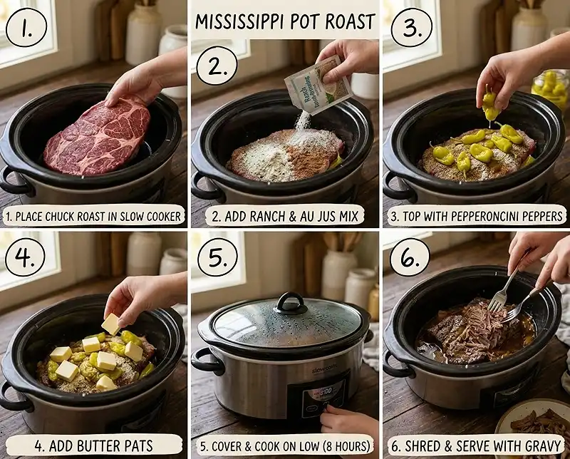 Mississippi Pot Roast Recipe 3 How to make mississippi pot roast