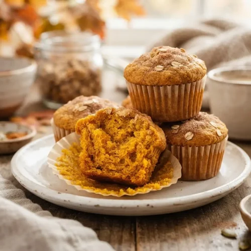 Healthy Greek Yogurt Pumpkin Muffins 2 Healthy Greek Yogurt Pumpkin Muffins