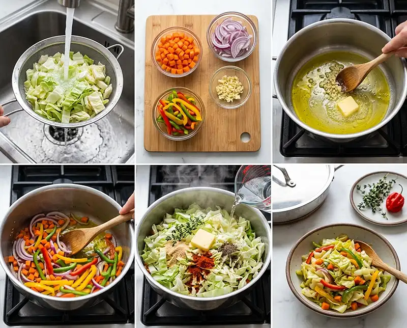 How to cook jamaican steamed cabbage recipe​