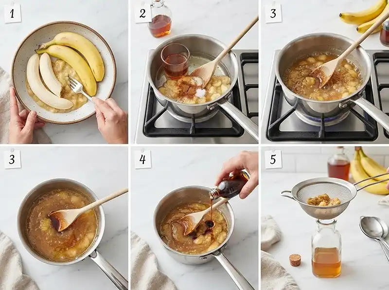 Banana Coffee Syrup Recipe 4 How to make Banana coffee Syrup