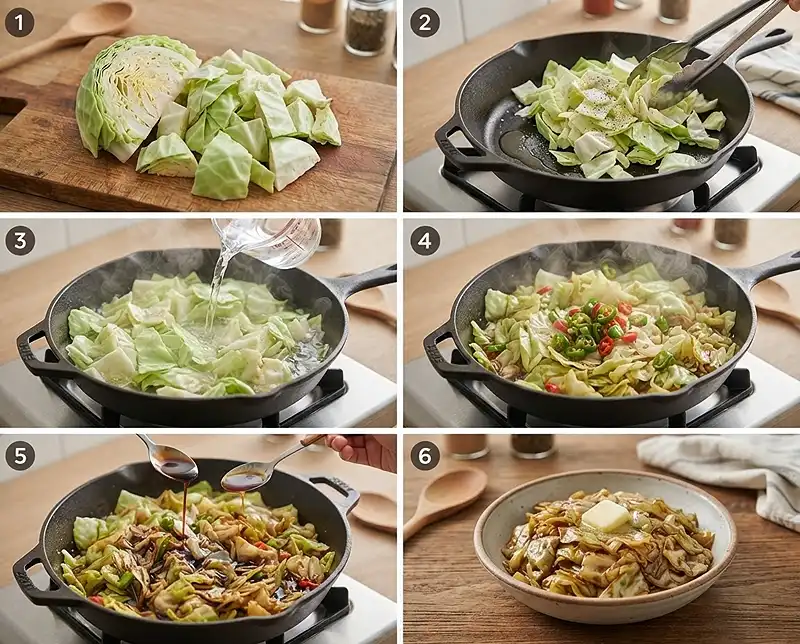 Korean Cabbage Recipe 4 Make Korean Stir Fried Cabbage