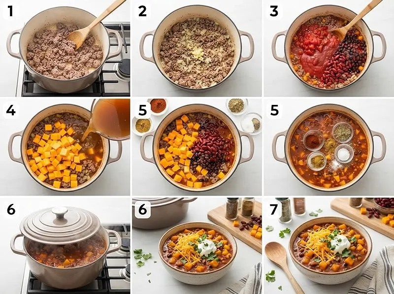 Beef and Butternut Chili 3 PRE Beef and Butternut Chili