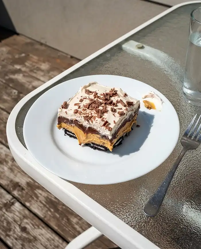 Peanut Butter Cup Cookie Lasagna