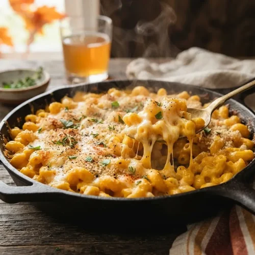 Skillet Pumpkin Mac and Cheese 5 Skillet Pumpkin Mac and Cheese