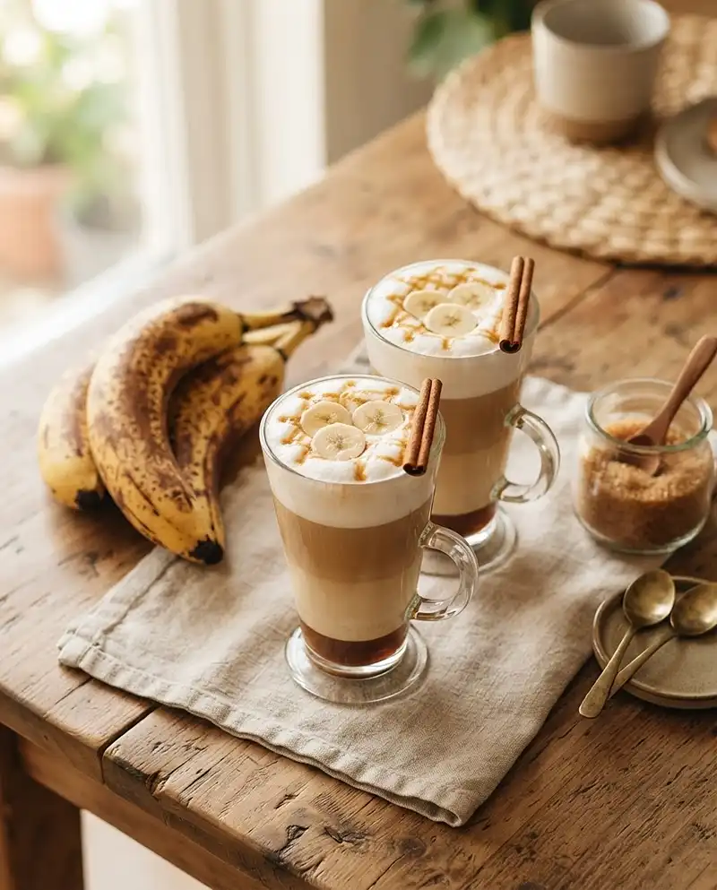 banana bread latte​ Recipe