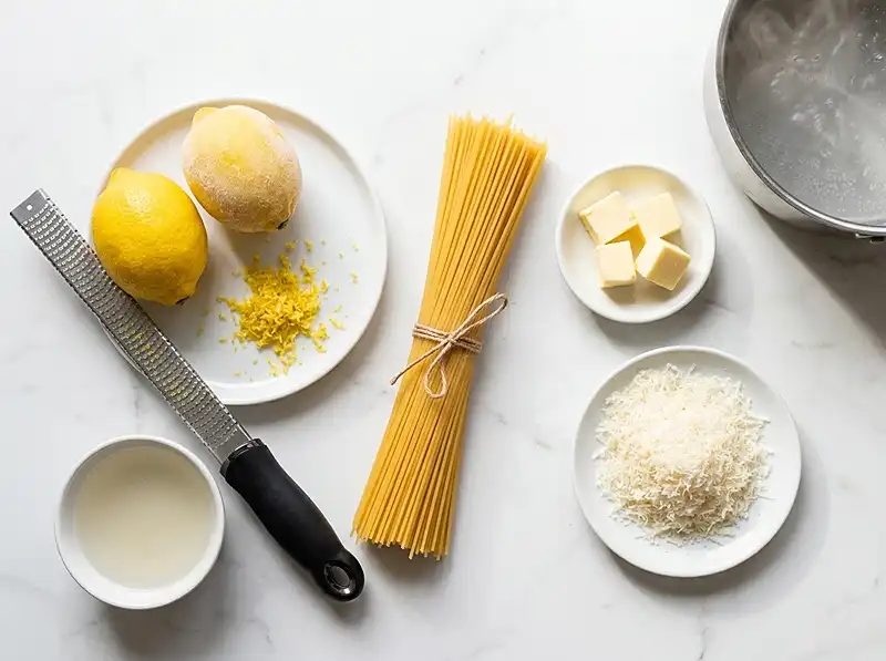 Frozen Lemon 4-Ingredient Pasta 2 ingredients for the best Frozen Lemon 4-Ingredient Pasta