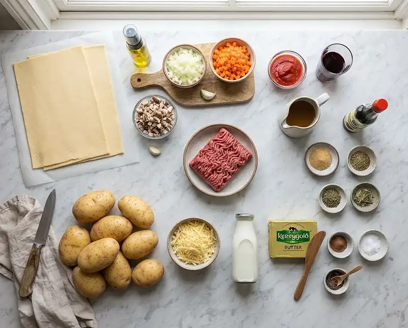 mini cottage pie ​ ingredients