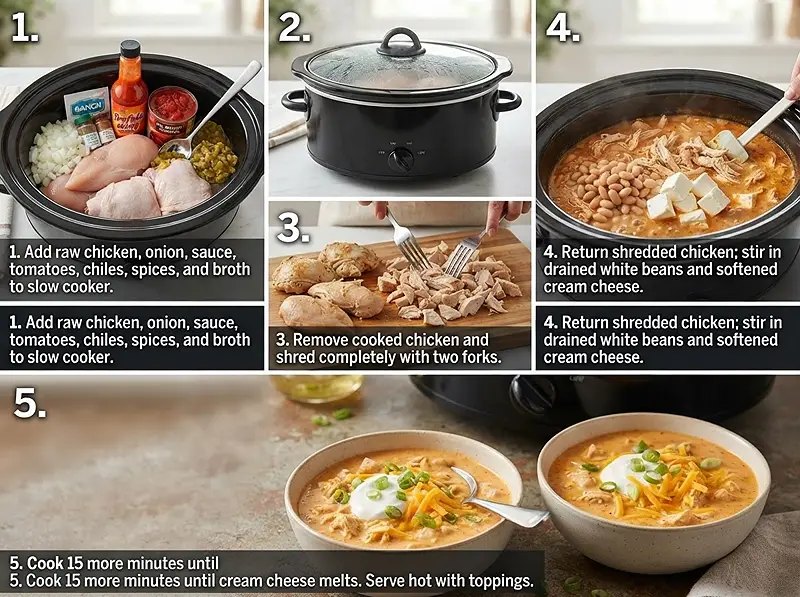 Buffalo White Chicken Chili 3 pre Buffalo White Chicken Chili